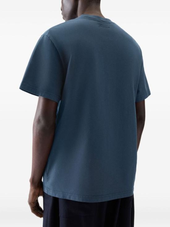 25FW 자크뮈스 반팔 티셔츠 TSM00566 AJ00068 390 Blue - JACQUEMUS