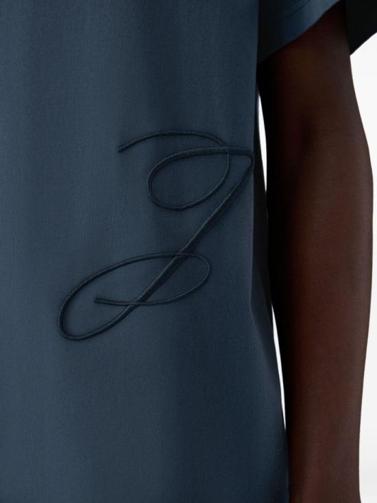 25FW 자크뮈스 반팔 티셔츠 TSM00566 AJ00068 390 Blue - JACQUEMUS