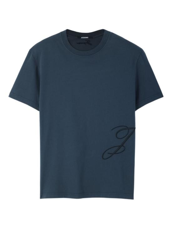 25FW 자크뮈스 반팔 티셔츠 TSM00566 AJ00068 390 Blue
