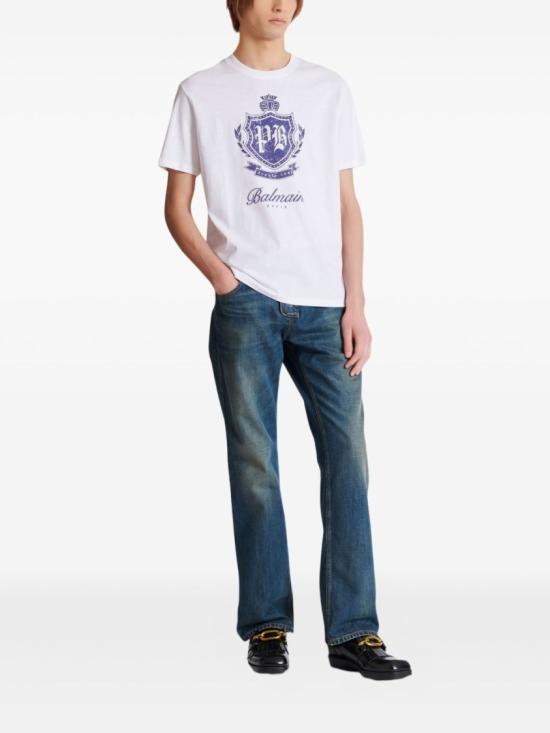 25FW 발망 데님 FH0MI100DG04 6EX Blue - BALMAIN