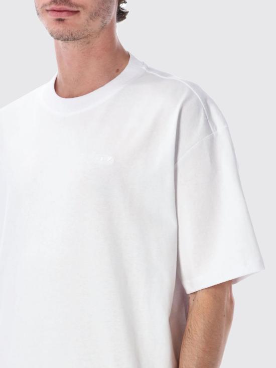 26SS 디젤 반팔 티셔츠 A113020HGAM100 WHITE DOM - DIESEL