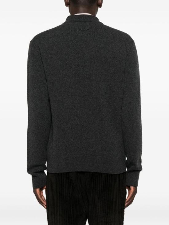 25FW 자크뮈스 폴로 셔츠 가디건 CDM00570 AK00282 970 Grey - JACQUEMUS