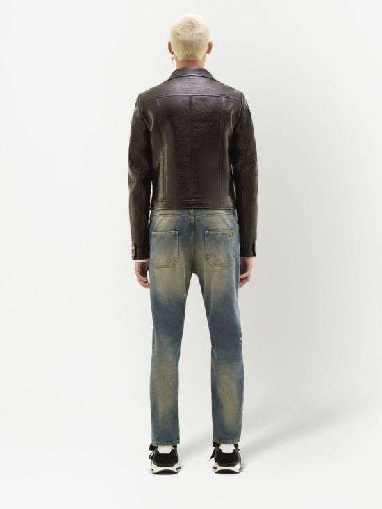  쿠레쥬 가죽 자켓 PERCBL017VY0014 1983 Brown - COURREGES