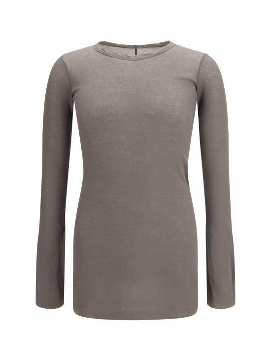 26SS 릭 오웬스 반팔 티셔츠 RU01F2250 34 BROWN