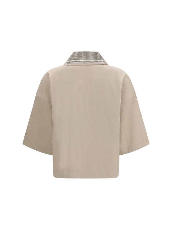 26SS 브루넬로 쿠치넬리 폴로 티셔츠 ML946SP105 C9272 BEIGE - BRUNELLO CUCINELLI