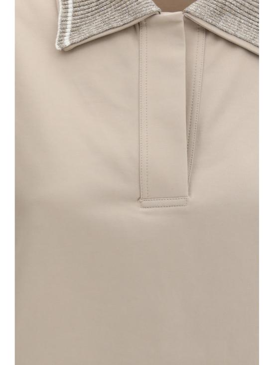 26SS 브루넬로 쿠치넬리 폴로 티셔츠 ML946SP105 C9272 BEIGE - BRUNELLO CUCINELLI