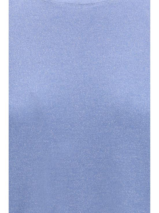 26SS 브루넬로 쿠치넬리 스파클링 캐시미어 실크 니트 티셔츠 M41810000 C9135 BLUE - BRUNELLO CUCINELLI