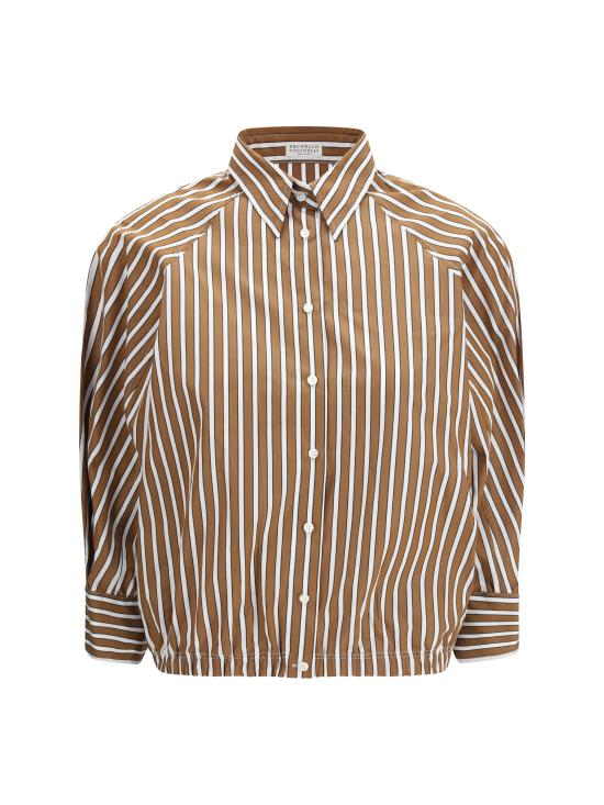 26SS 브루넬로 쿠치넬리 셔츠 MH749NA906 C003 BROWN