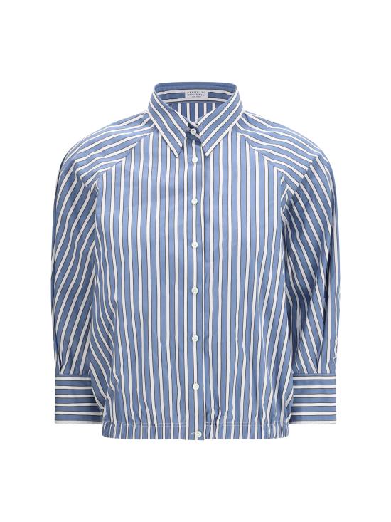 26SS 브루넬로 쿠치넬리 셔츠 MH749NA906 C001 LIGHT BLUE