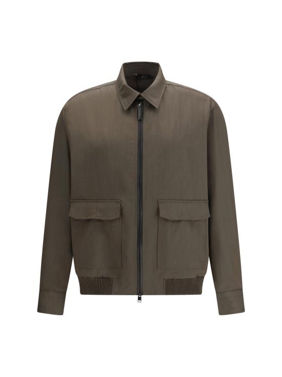 26SS 브리오니 긴팔 셔츠 SLWF0LOAA1F 2929 KHAKI