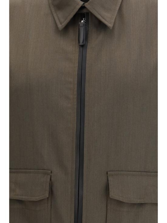 26SS 브리오니 긴팔 셔츠 SLWF0LOAA1F 2929 KHAKI - BRIONI