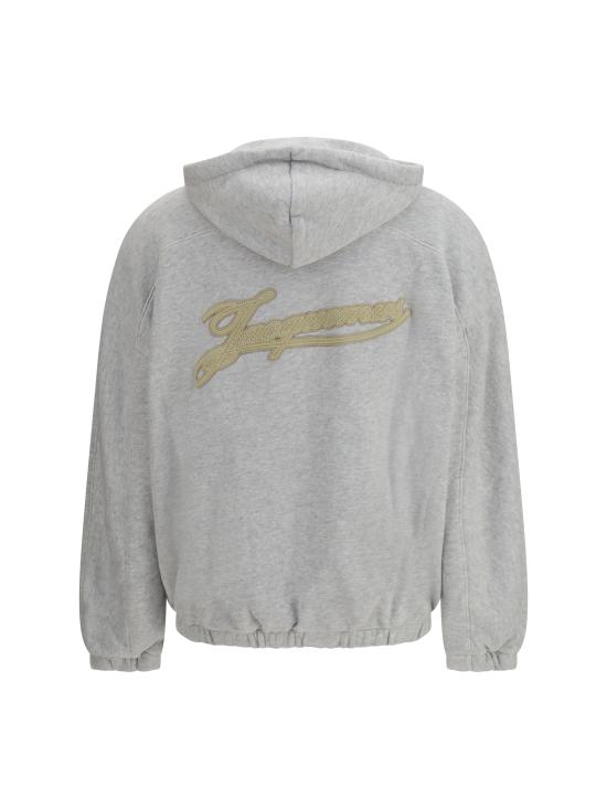 26SS 자크뮈스 후드 티셔츠 HOW00415AJ00262 9CI GREY - JACQUEMUS