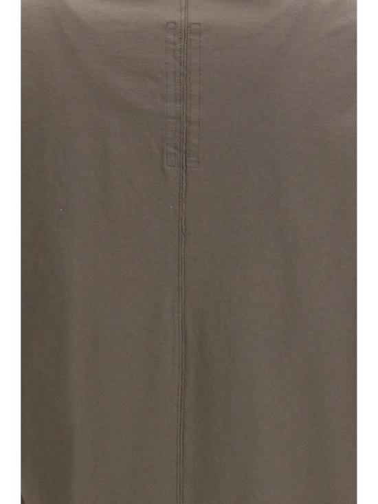 26SS 릭 오웬스 반팔 티셔츠 RU01F2264 34 BROWN - RICK OWENS