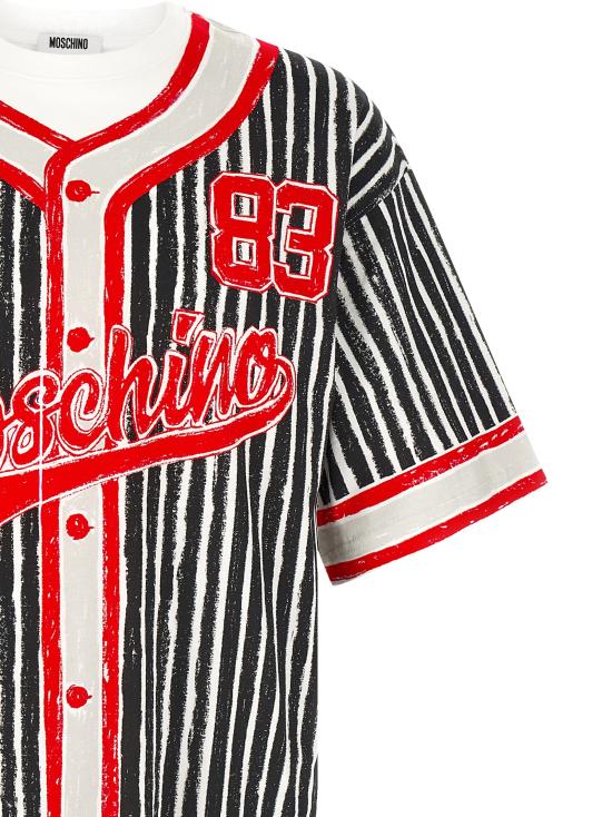 26SS 모스키노 반팔 티셔츠 A070902413888 Multicolor - MOSCHINO