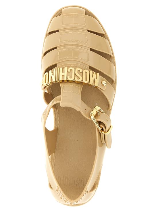 26SS 모스키노 샌들 MA16501G1OM21104 Beige - MOSCHINO