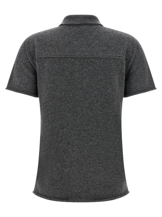 26SS 미우미우 폴로 티셔츠 MML01VSOOO19DJF0480 Gray - MIU MIU