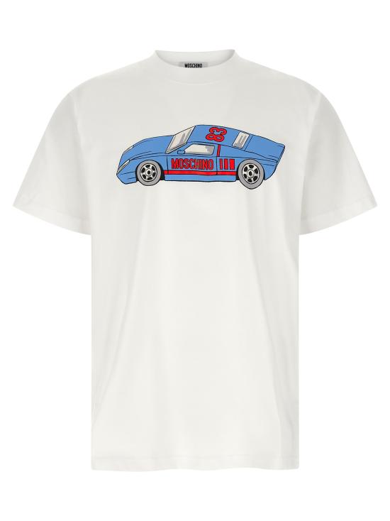 26SS 모스키노 반팔 티셔츠 A070302411001 White