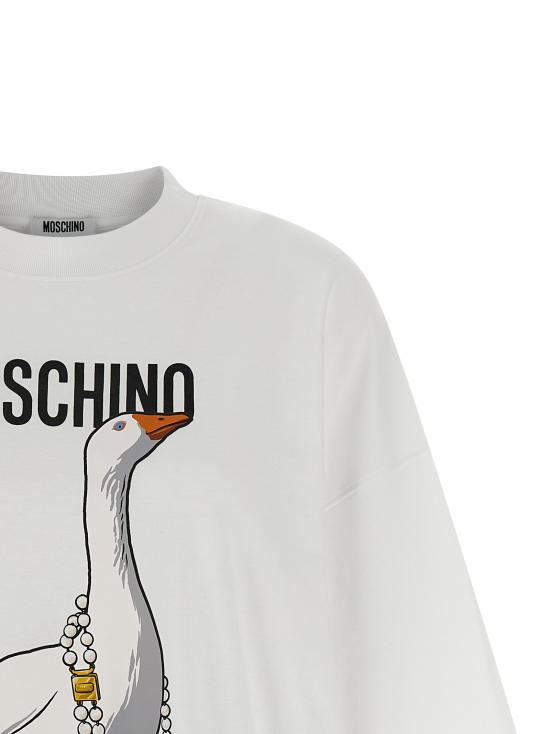 26SS 모스키노 숏 원피스 V044005421001 White - MOSCHINO