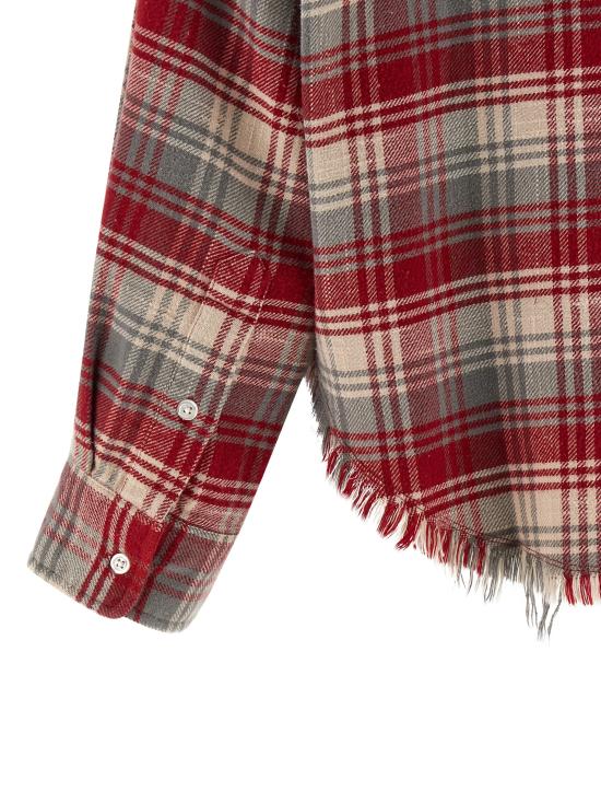 26SS 알13 블라우스 R13WR150R683BREDGREYPLAID Red - R13