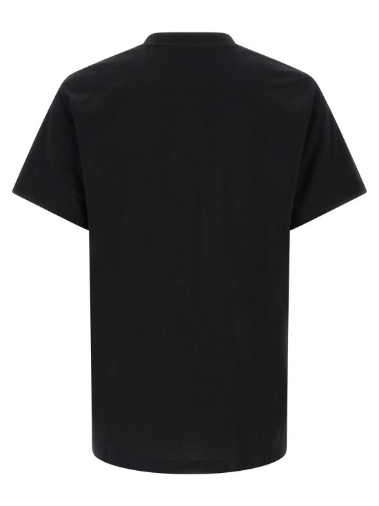 26SS 모스키노 반팔 티셔츠 A070202411555 White Black - MOSCHINO