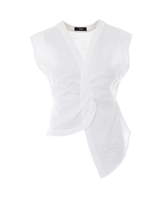 26SS 엘레 긴팔 티셔츠 0032 BIANCO White