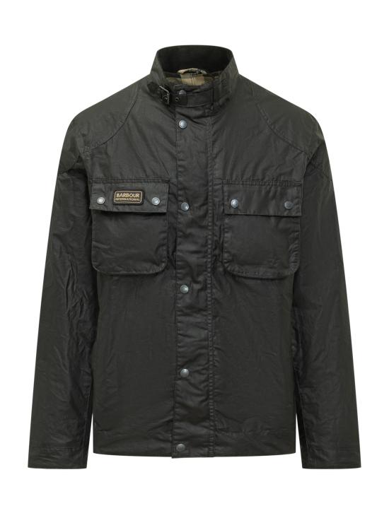 26SS 바버 바버 x 바라쿠타 타인 왁스 카 코트 MWX2455MWX BK11 BLACK