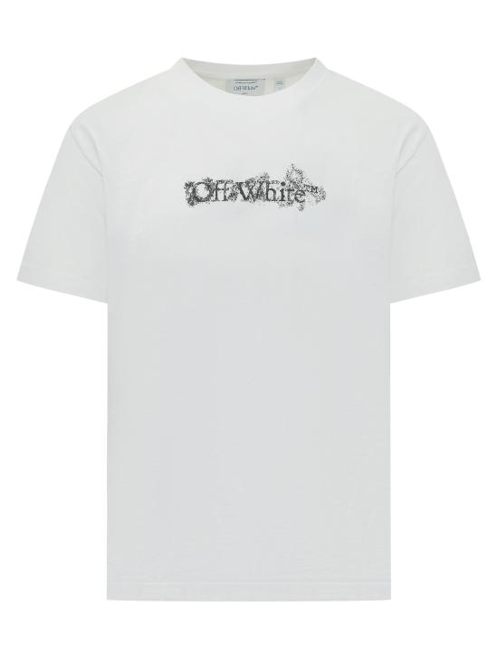 26SS 오프화이트 반팔 티셔츠 44MAA027S26J00 7100 WHITE