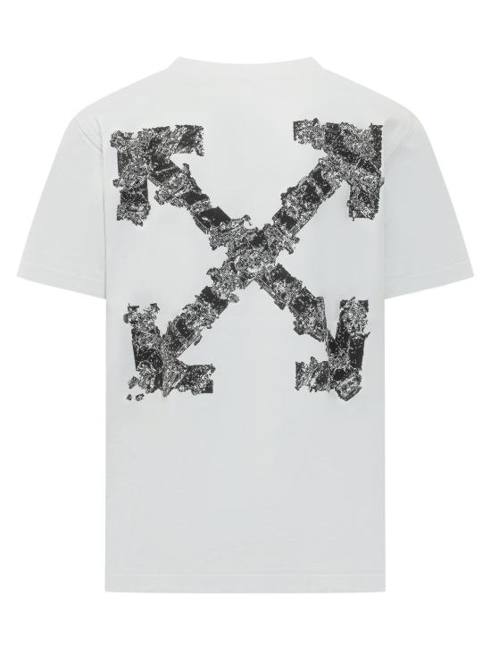 26SS 오프화이트 반팔 티셔츠 44MAA027S26J00 7100 WHITE - OFF WHITE