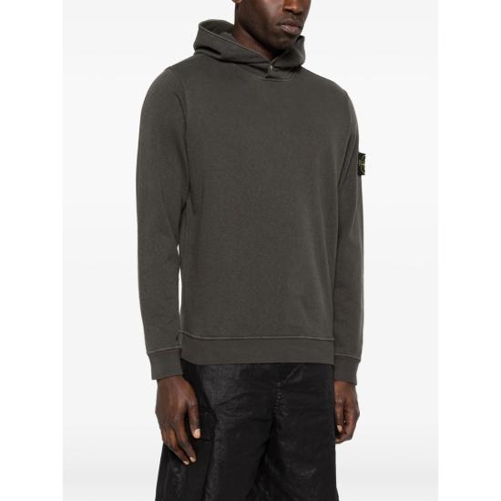 26SS 스톤 아일랜드 후드 티셔츠 156100031 S0060 V0165 GREY - STONE ISLAND