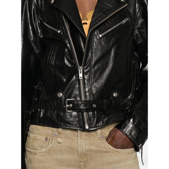 26SS 알13 바이커 자켓 R13WR546 R674A BLACK - R13