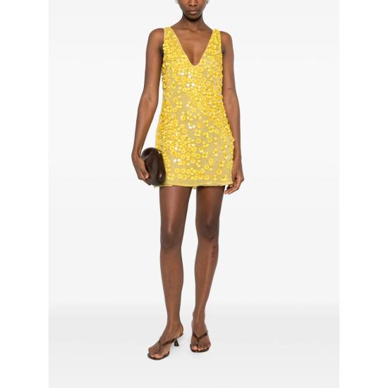 26SS 컬트 가이아 원피스 DR32711GZ3506 SAPPHIRA CANAR YELLOW - CULT GAIA