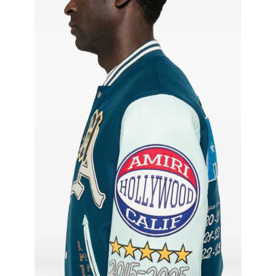 26SS 아미리 봄버 자켓 AMOUJA1016 BLUE BLUE NEUTRALS - AMIRI