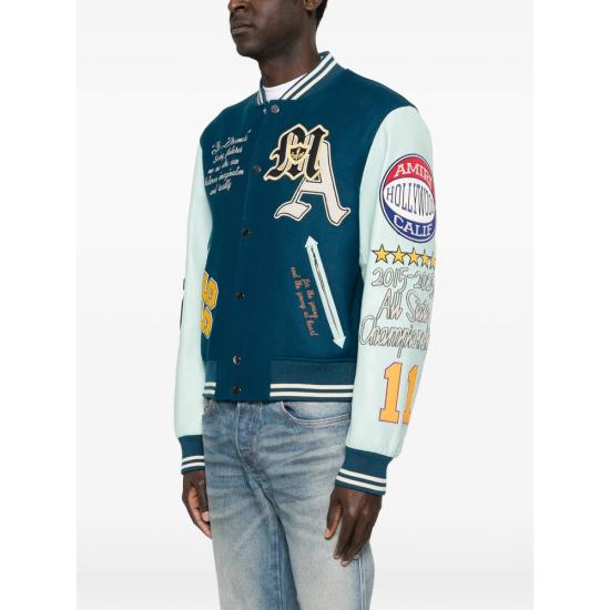 26SS 아미리 봄버 자켓 AMOUJA1016 BLUE BLUE NEUTRALS - AMIRI