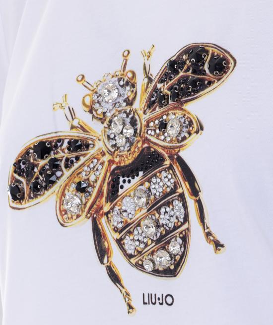 26SS 리우조 반팔 티셔츠 WA6237JS923 P9779 White - LIU JO