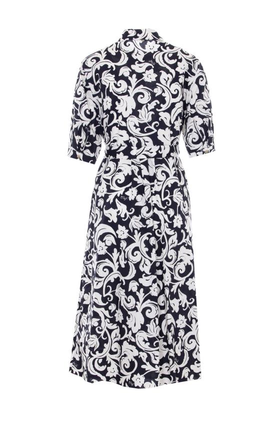 26SS 리우조 미디 원피스 WA6349T4853 P9421 Blue - LIU JO