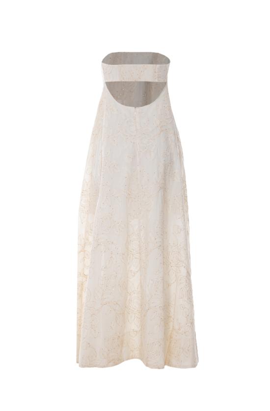 26SS 리우조 미디 원피스 WA6456T472A P9417 Beige - LIU JO