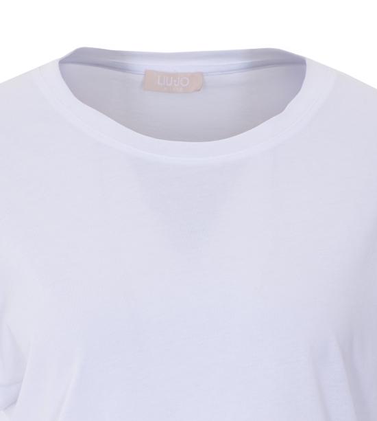 26SS 리우조 반팔 티셔츠 WA6128JS904 P9319 White - LIU JO