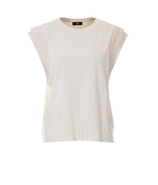 26SS 엘레 긴팔 티셔츠 0332 PANNA White