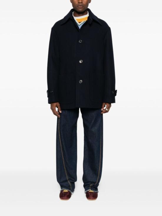 25FW 드리스 반 노튼 코트 252 020239 2216 509 Blue - DRIES VAN NOTEN