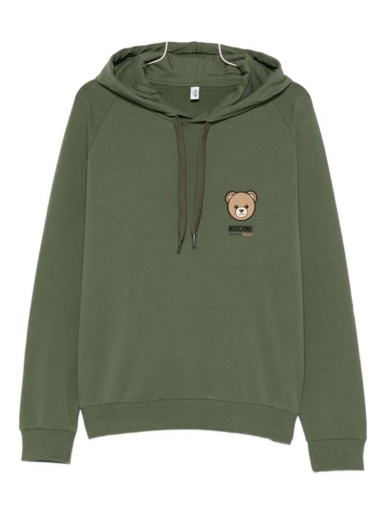 25FW 모스키노 후드 티셔츠 A1705 4413 0429 Green