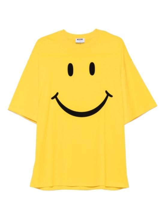 25FW 모스키노 반팔 티셔츠 V0723 5241 1027 Yellow