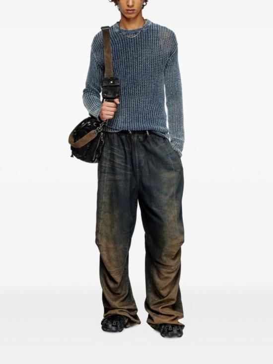 25FW 디젤 니트웨어 A19202 0CBDP 8AT Blue - DIESEL