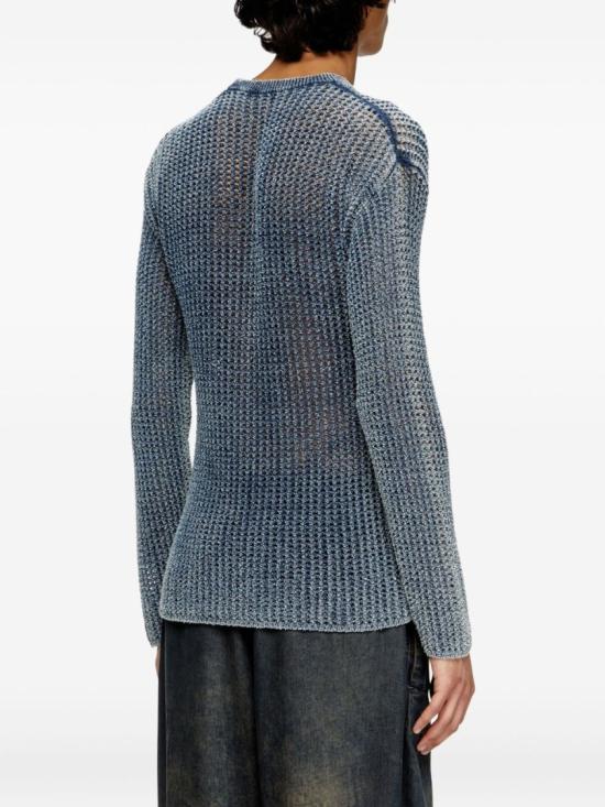 25FW 디젤 니트웨어 A19202 0CBDP 8AT Blue - DIESEL