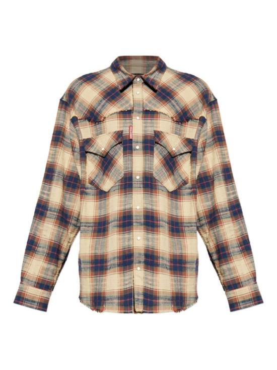 25FW 디스퀘어드2 긴팔 셔츠 S71DM0797 D35351 001F Multicolor