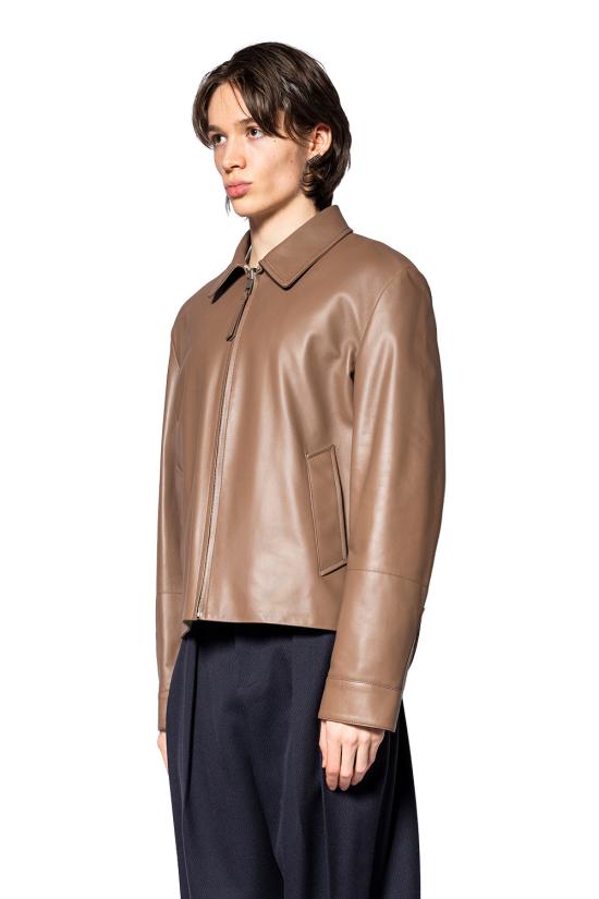 26SS 로에베 가죽 자켓 H526Y34 LAX3170 Dove Grey - LOEWE