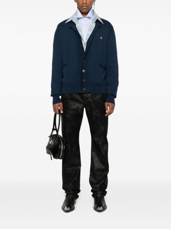 25FW 비비안웨스트우드 니트웨어 2701002M Y001V K410 Blue - VIVIENNE WESTWOOD