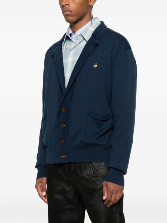 25FW 비비안웨스트우드 SAMUEL 사무엘 가디건 2701002M Y001V K410 Blue - VIVIENNE WESTWOOD