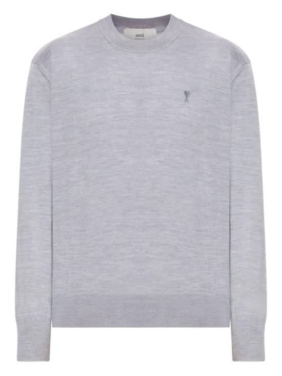 25FW 아미 스웨터 HKS834 KN0066 050 Grey