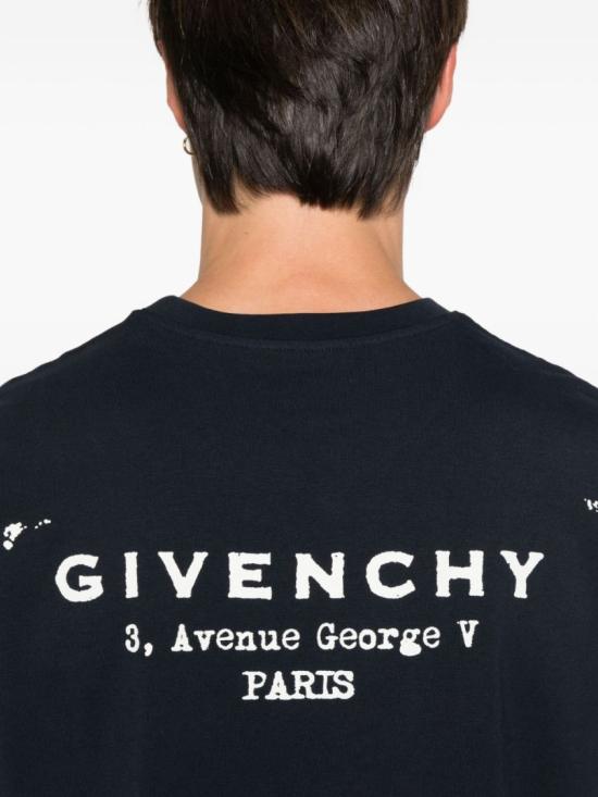 25FW 지방시 반팔 티셔츠 BM71NK3YRJ 499 Blue - GIVENCHY