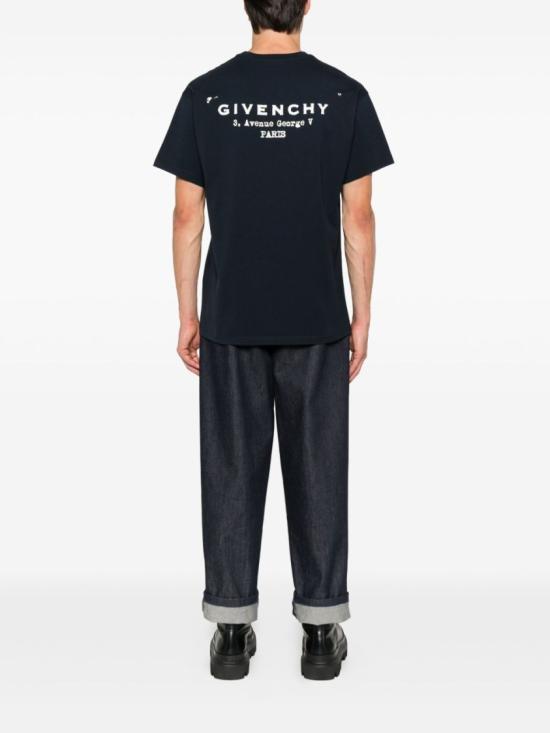25FW 지방시 반팔 티셔츠 BM71NK3YRJ 499 Blue - GIVENCHY